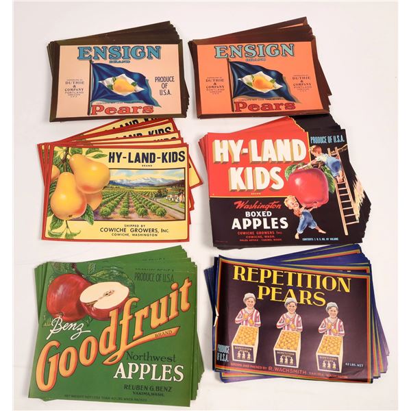 Pear and Apple Box Labels, 600 [162714]