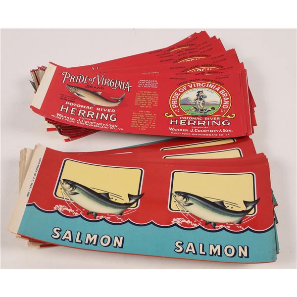 Salmon and Herring Can Labels, 400 [162806]