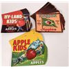 Image 1 : Washington and Oregon Apple Crater Labels, 4 Different, 400 [162719]