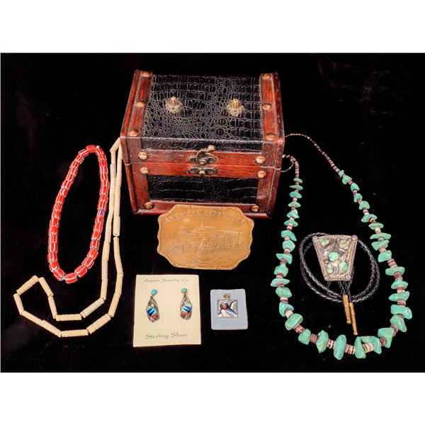 Bolo, Jewelry and Small Treasure Box [163115]