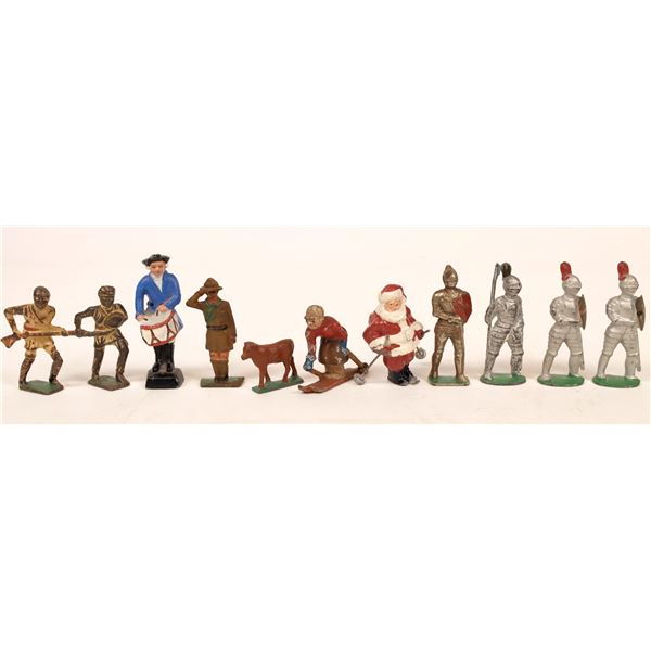 Toy Figures in Solid Cast Metal - 11 pcs [162664]