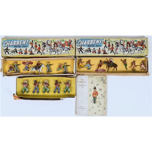 Charbens and Barclays Metal Toy Figures & Book [162666]