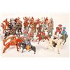 Image 3 : Cowboys & Indians Cast Metal Toys ~58 pcs [162665]