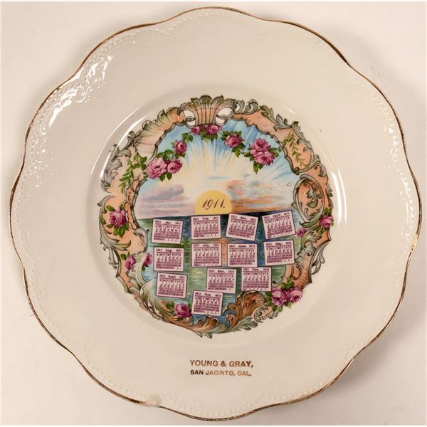 Souvenir Advertising and Calendar Plate (1) RARE [112627]