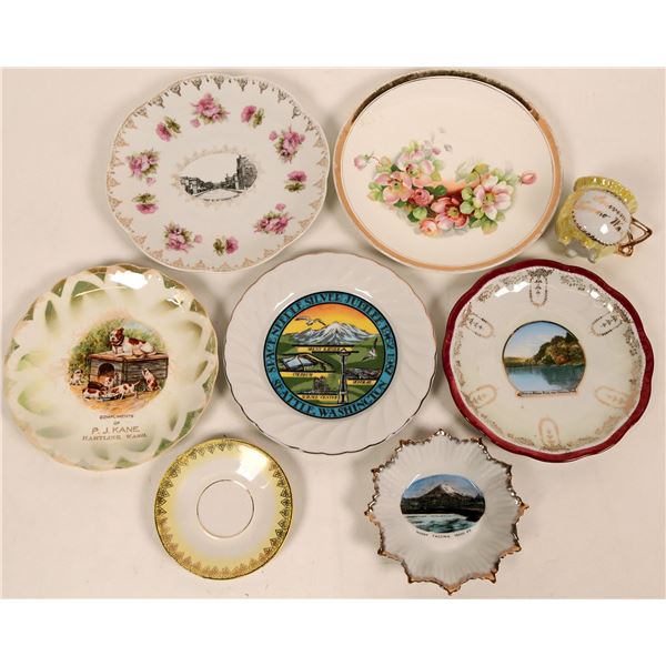 Souvenir plates from Washington State [115206]