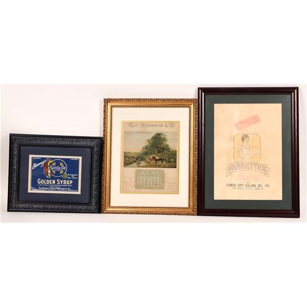 Advertising Pieces in Frames, 3 [160708]