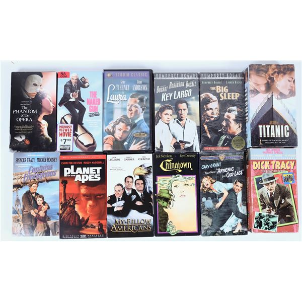 Classic Movies On VHS Tapes, 12 [162569]