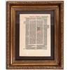Image 1 : Framed Leaf From Decretum Aureum, 1511 [160703]