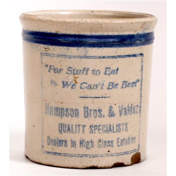 Hampson Bros. & Valdez Stoneware [159884]