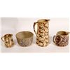 Image 1 : Vintage Marbled Crockery Pitchers, , and a Bowl [159739]