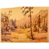 Image 1 : Carl Walline Original Western Watercolor [49918]