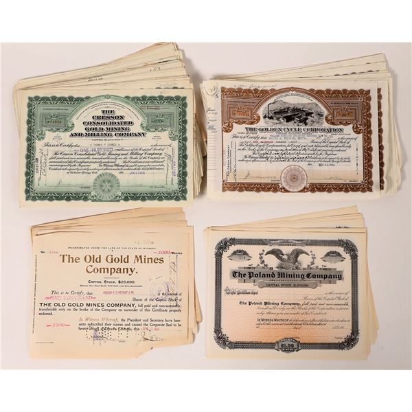 Cripple Creek Mining Stock Collection [155668]