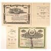 Image 1 : Cripple Creek Mining Stock Pair Signed by Mining Millionaires (Woods and Burns) [155689]