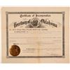 Image 1 : Radersburg, MT Gold Certificate of Incorporation [108174]