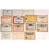 Image 1 : Montana Mining Stock Certificate Group [160443]