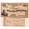 Image 1 : El Taste Silver Mining Co Stock, Sonora, Mexico, 1864 [118590]