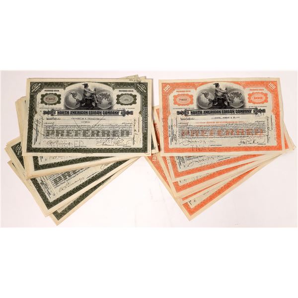 North American Edison Company Stock Certificates [160438]