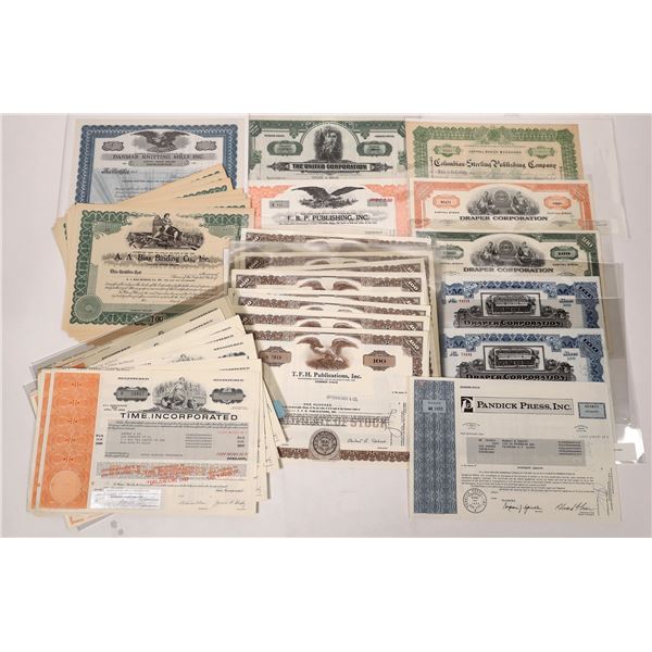 Printing & Publishing Stock Certificate Group [154713]