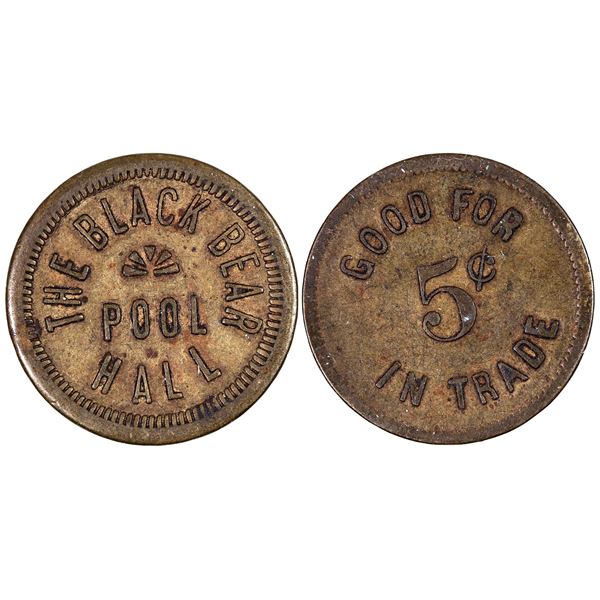 Black Bear Pool Hall Token [163070]