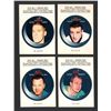 Image 1 : Lot of 4 x 1968-69 O-Pee-Chee Puck Stickers - High Grade!