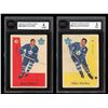 Image 1 : Lot of 2 x 1959-60 Parkhurst HOFers (KSA)