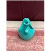 Image 2 : VINTAGE RED WING POTTERY DUCK ASH TRAY TURQUOISE