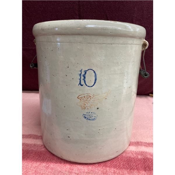 10 GALLON RED WING CROCK