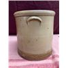 Image 7 : ANTIQUE "SINGLE P" RED WING SALT GLAZE 4 GALLON CROCK - CRACKED