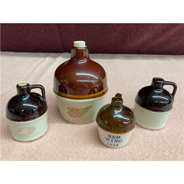 RED WING MINIATURE CROCK JUG COLLECTION