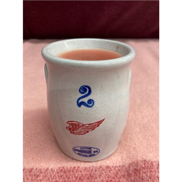 RED WING STONEWARE BUTTER CHURN TART WARMER WAX WARMER