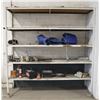 Image 2 : METAL SHELVING UNIT WITH WOOD PLATFORMS