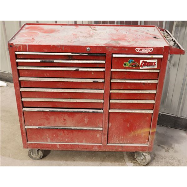 T-REX BOTTOM RED ROLLING TOOL BOX