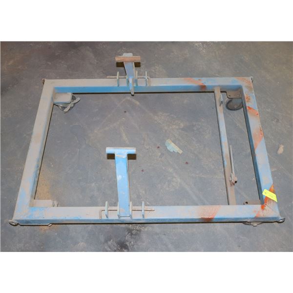 BLUE FLAT DOLLY CART (40" X 28" X 30")