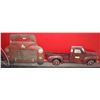 Image 1 : TWO METAL TRUCK ORNAMENTAL PICTURES