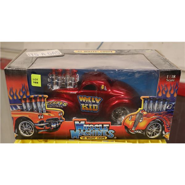 1:18 SCALE DIE CAST MUSCLE MACHINES '41 WILLYS