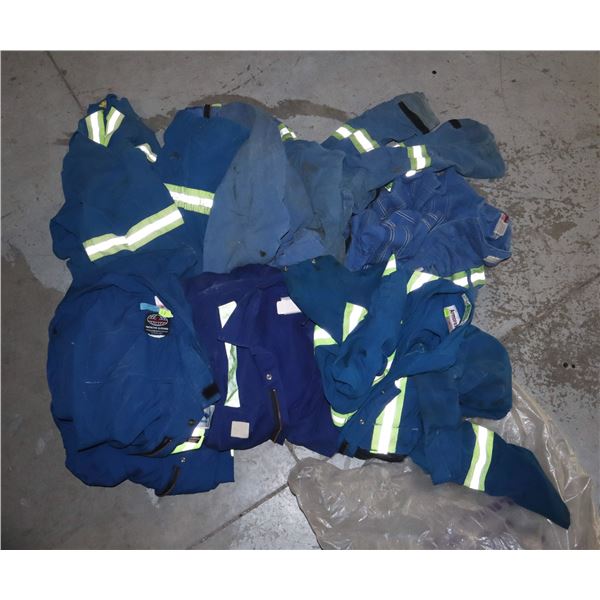 BAG OF COVERALLS (ALL HAVE HEAVY WEAR)
