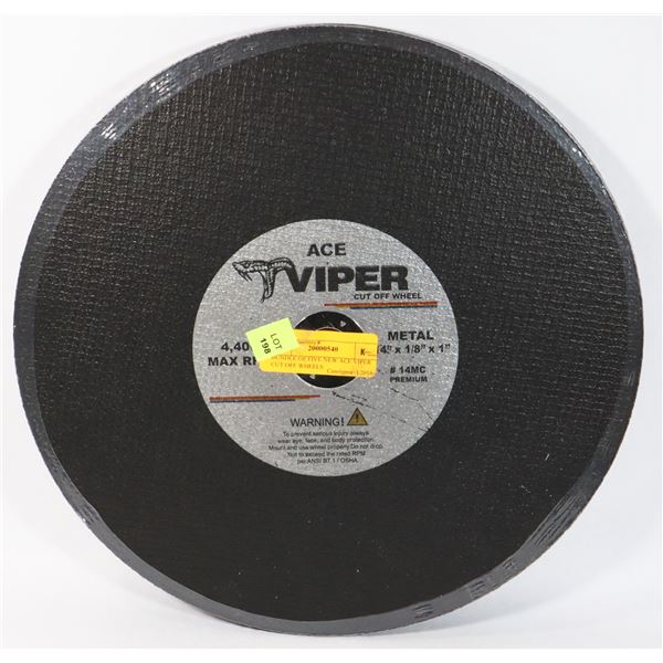 BUNDLE OF FIVE NEW ACE VIPER CUT OFF WHEELS