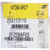 Image 2 : 50LB CASE OF ATOM ARC 3/16" DIAMETER WELDING RODS
