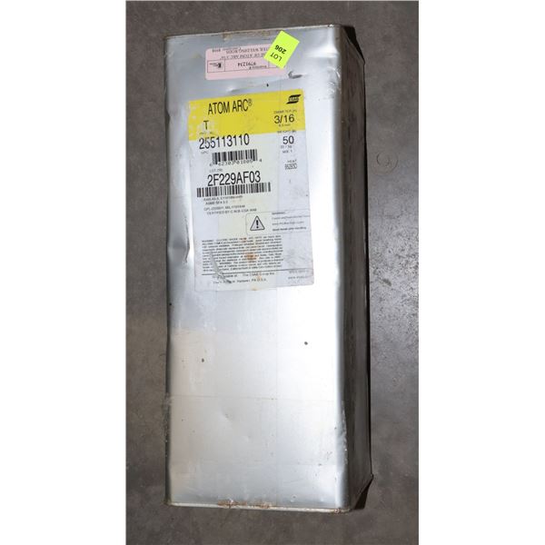 50LB CASE OF ATOM ARC 3/16" DIAMETER WELDING RODS