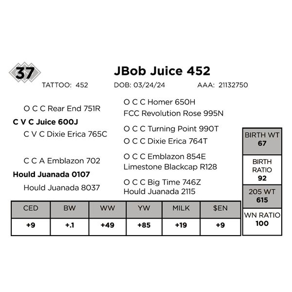 JBob Juice 452