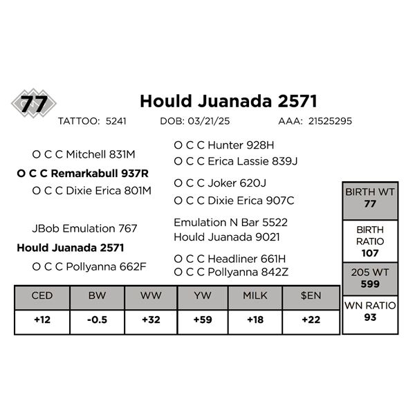 Hould Juanada 2571