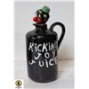 Image 1 : VTG JAPANWARE "KICKING JOY JUICE" LIQUOR BOTTLE