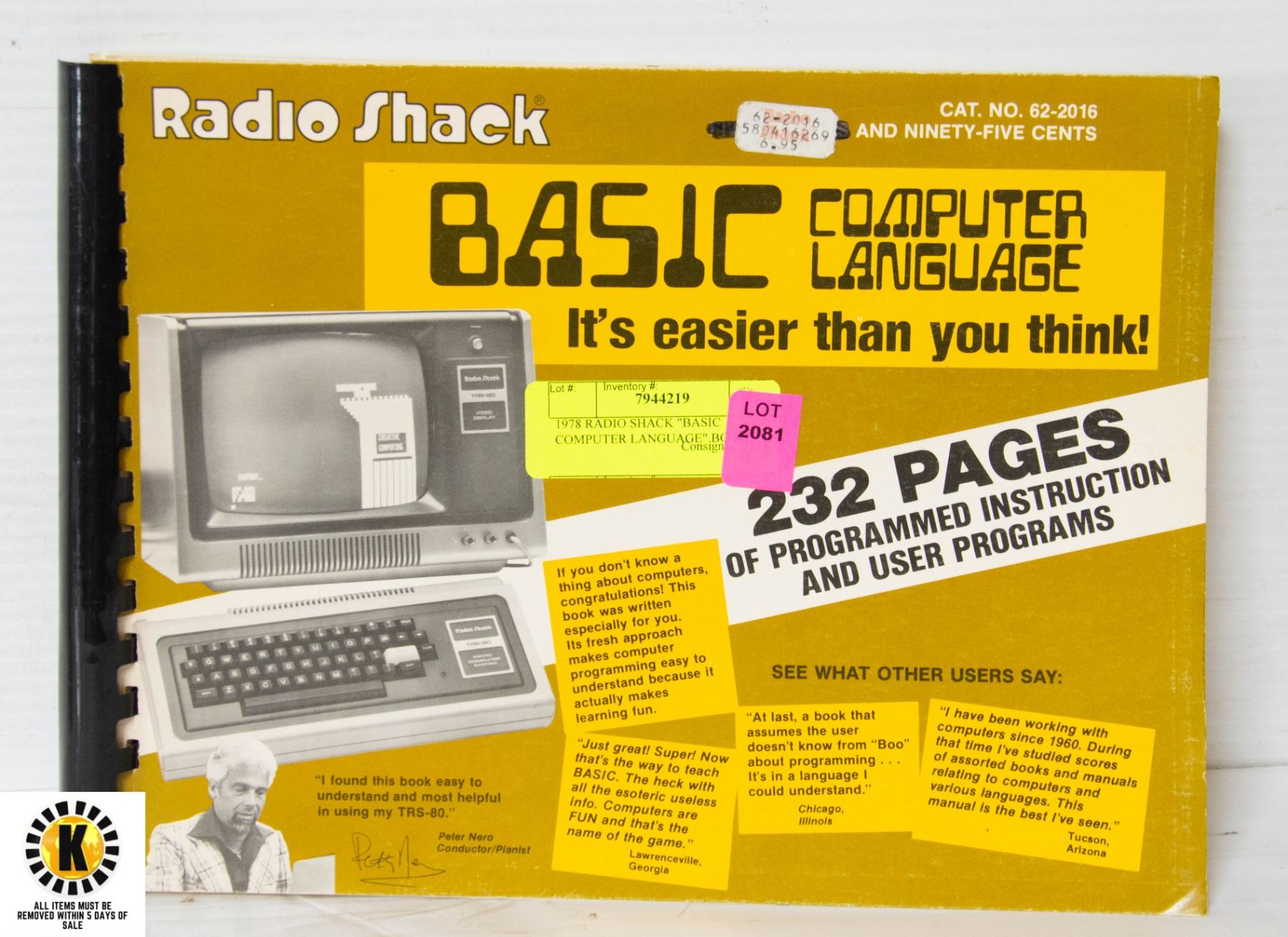 1978 RADIO SHACK