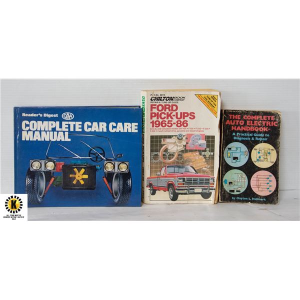 LOT OF CAR BOOKS