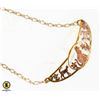 Image 1 : 16 INCH GOLD TONE CAT PENDANT NECKLACE