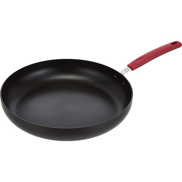 NEW AMAZON BASICS HARD ANODIZED NON STICK 12.5"