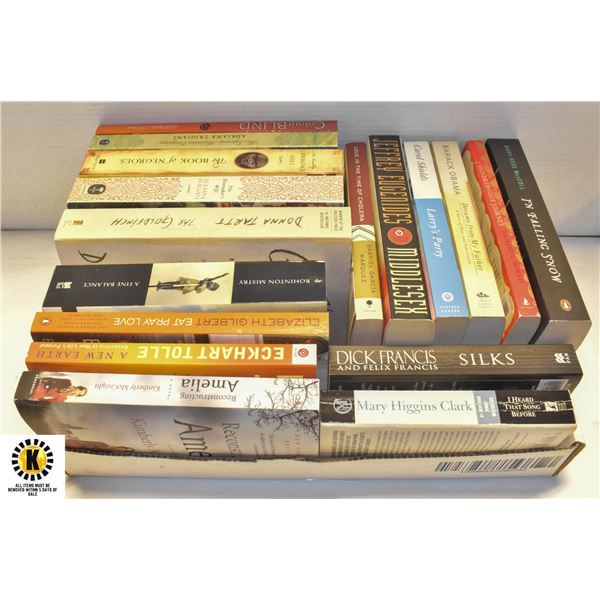 BOOKS- ASST. SOFT COVERS- LOT OF 13