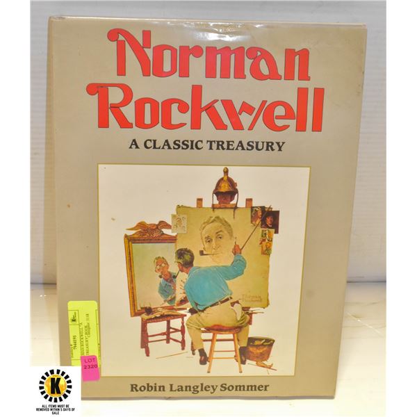 1993 NORMAN ROCKWELL "A CLASSIC TREASURY" BOOK