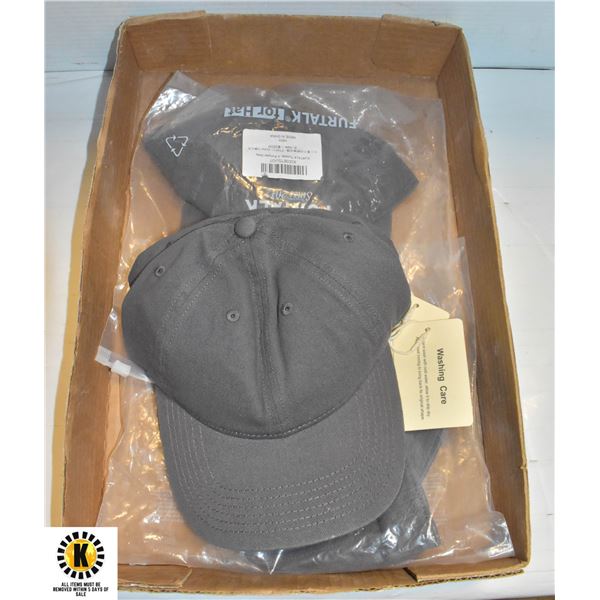 NEW (4) KIDS BASEBALL CAP GREY,