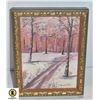 Image 1 : VINTAGE FRAME WITH ORIGINAL OIL PAINTING